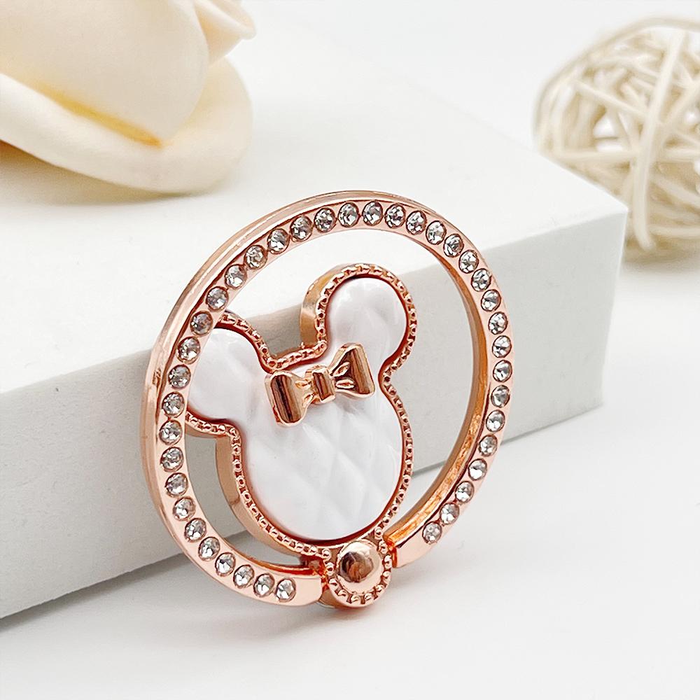 Phone Case Mouse Head Plating Bear Teddy Ring Small Phone Stands