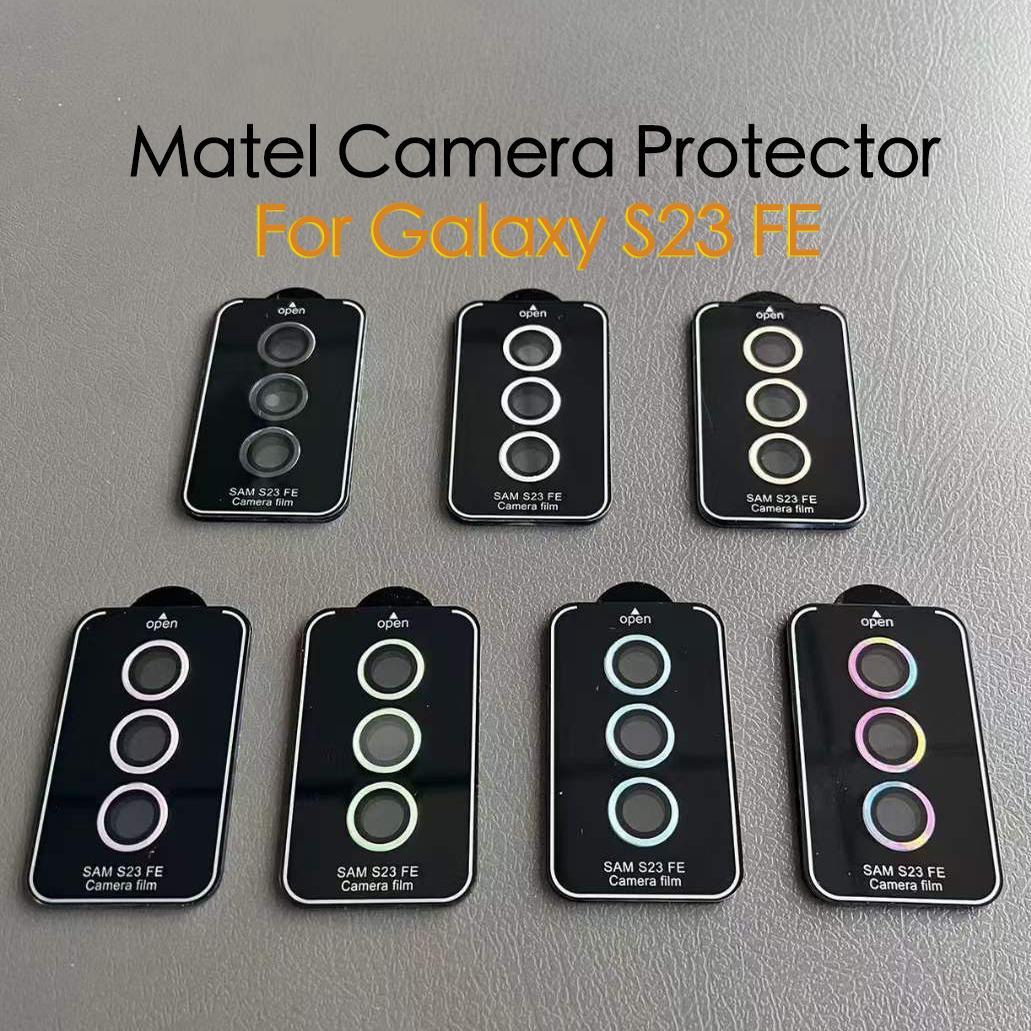 Camera Lens Protector Aluminum Alloy Metal Tempered Glass Camera Film For Samsung S25Ultra S25 S25Plus S24 Ultra S24FE