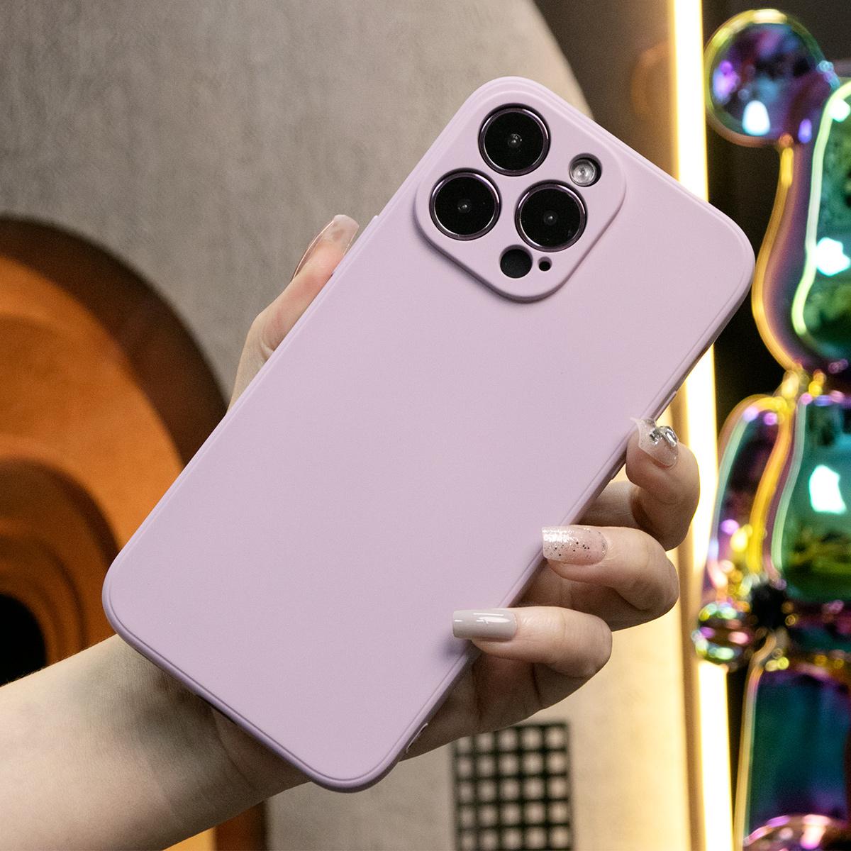 Square Liquid Silicone Matte Shockproof Phone Case For iPhone 16 15 14 13 12 11 XR XSMax X/XS Camera Protect Soft Cover