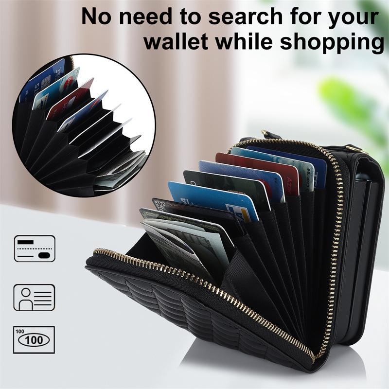 Crossbody Wrist Strap Phone Case for Samsung Galaxy Z Flip 6 5 4 Flip6 Flip5 Flip4 Flip3 Leather Wallet  with Card Holder Cover