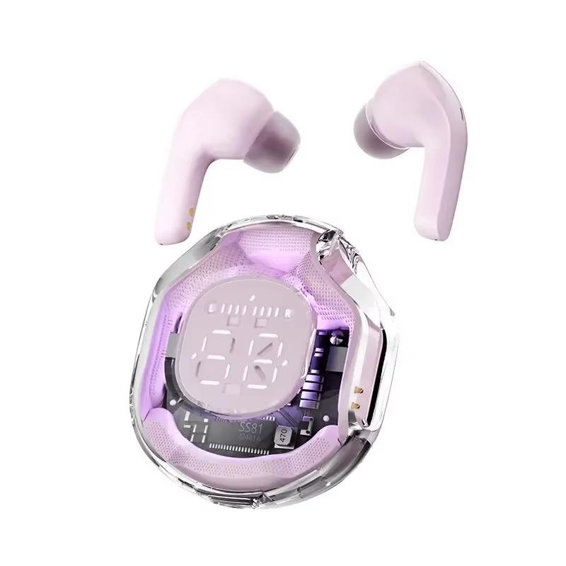 Multiple Colors TWS True Wireless Gaming Earphones ENC Noise Reduction Bluetooth Earbuds with LED Digital Display Bluetooth 5.3, In-Ear Comfort, Long Battery Life Headphone for iPhone Xiaomi Android
