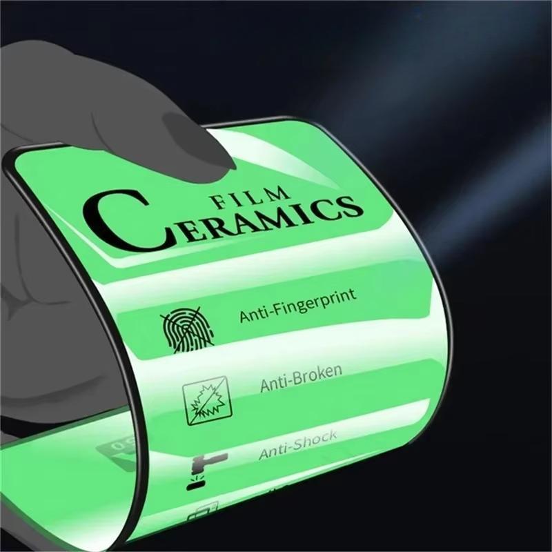 1pc/2pcs High Definition / Privacy Ceramic Soft Film For Samsung Galaxy S25 S24 S23 S22 Ultra S21 S20 S10 S9 PLUS Note 20 10 9 8 Screen Protector with Kit, Not Tempered Glass
