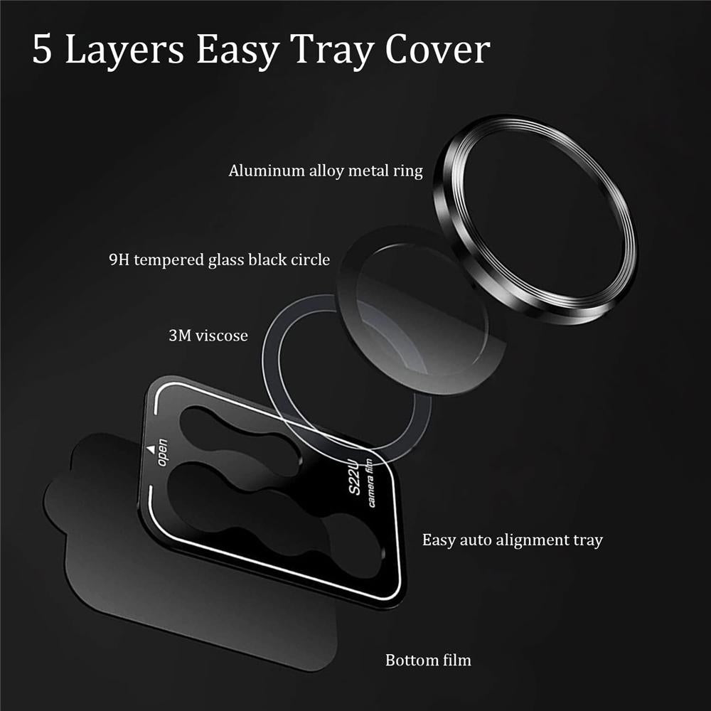 Camera Lens Protector Aluminum Alloy Metal Tempered Glass Camera Film For Samsung S25Ultra S25 S25Plus S24 Ultra S24FE