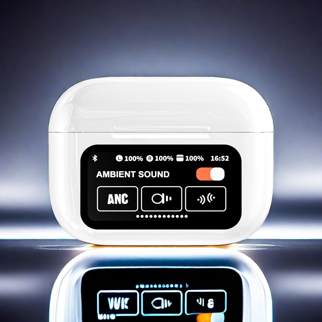 A9 pro Earbuds Earphones, Premium Touch Technology Smart Noise-Cancelling Headphones