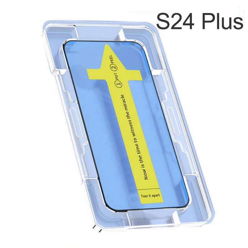 1pc/2pcs/3pcs Install Tool Accessories Tempered Glass For Samsung S25 S24 S23 S22 S21 Note20 Screen Protector film