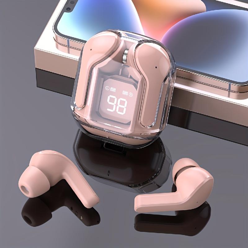 TWS True Wireless Gaming Earphones ENC Noise Reduction, Stylish Macaroon Colors, LED Power Display, In-Ear Comfort, Touch Control, Long Battery Life