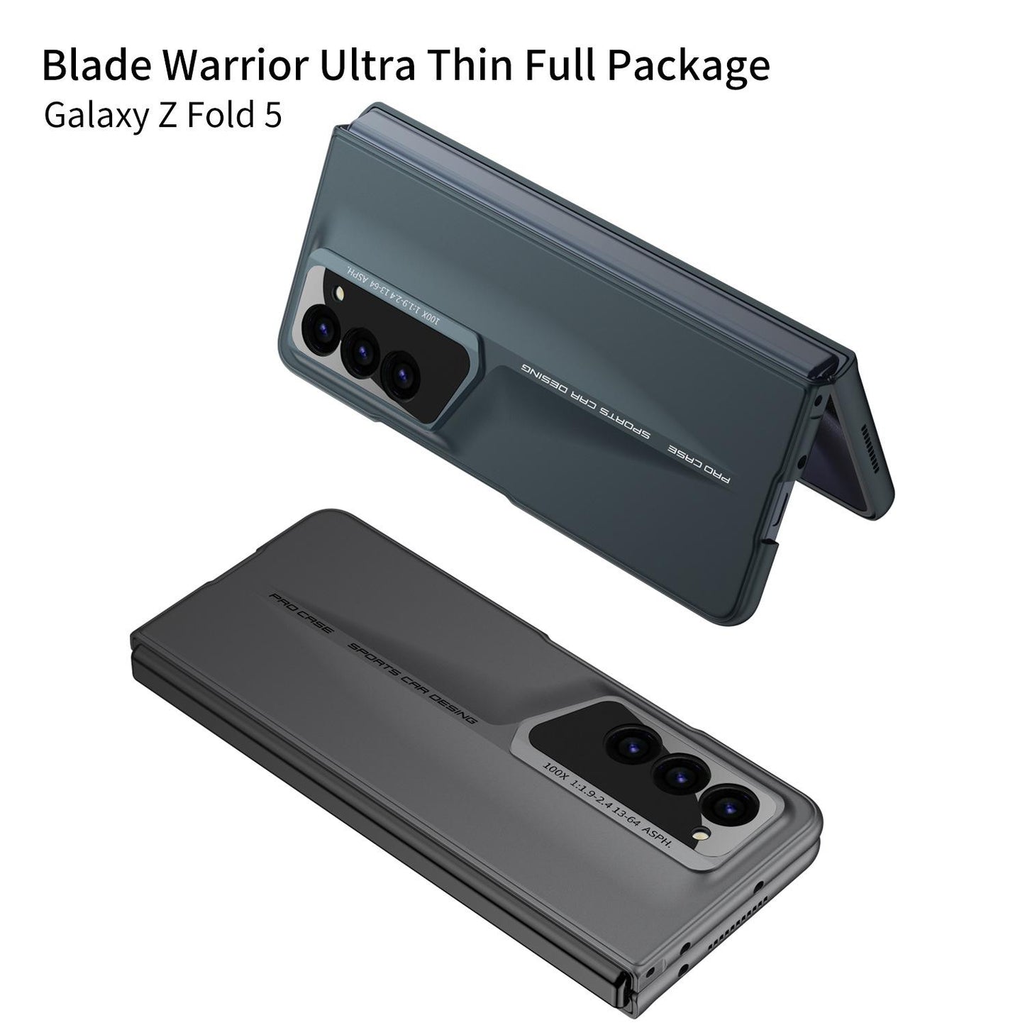 For Samsung Z Fold6 Fold5 Fold4 Fold3 Case, Ultrathin Business Matte Blade Point Case For Men, Luxury Elegant Phone Case Camera Protection Shockproof Hard Cover