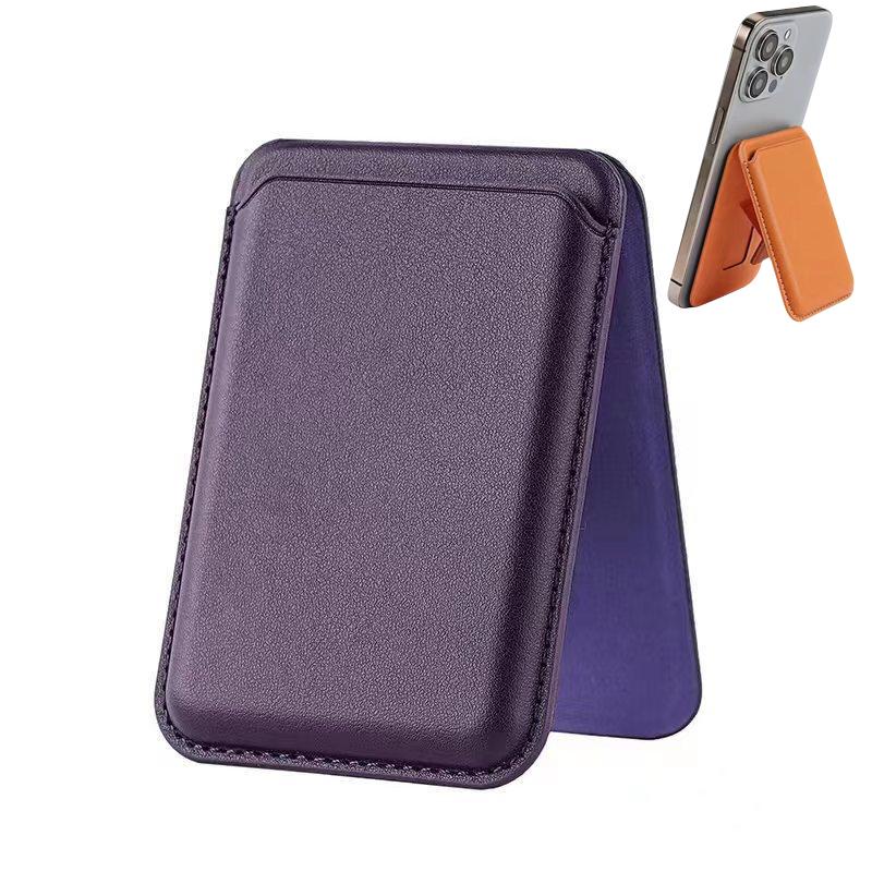 Magnetic Folding Wallet Card Holder Kickstand Leather Case for Magsafe iPhone 16 15 14 13 Pro Max 12 Mini Plus Magnetic Stand Cover