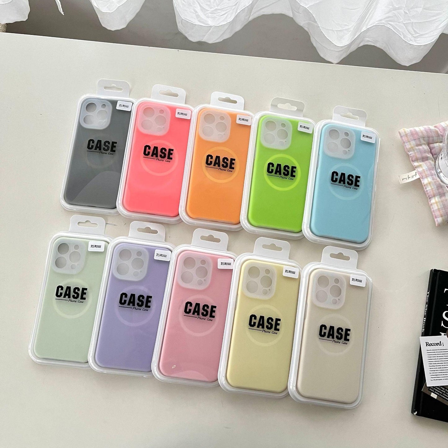 Luxury Lovely Liquid Silicone Strong Magnetic Jelly style Precision Len Protection Phone Case For iPhone 16ProMax 15 14 13, Soft Skin Feel Shockproof Soft Cover With Microfiber Lining