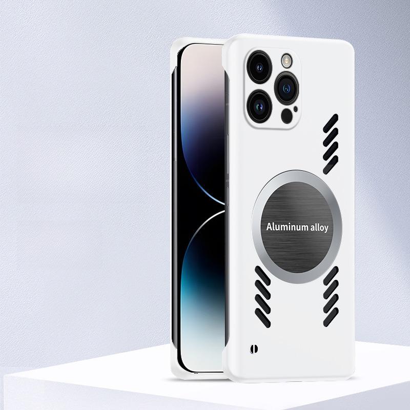 For Samsung S25Ultra S25 S24 S23 S22 S21 Plus Ultra Phone Case, Matte Cooling Magnetic PC Frameless Ultra Slim, Full Camera Cover Protection Hard Cover