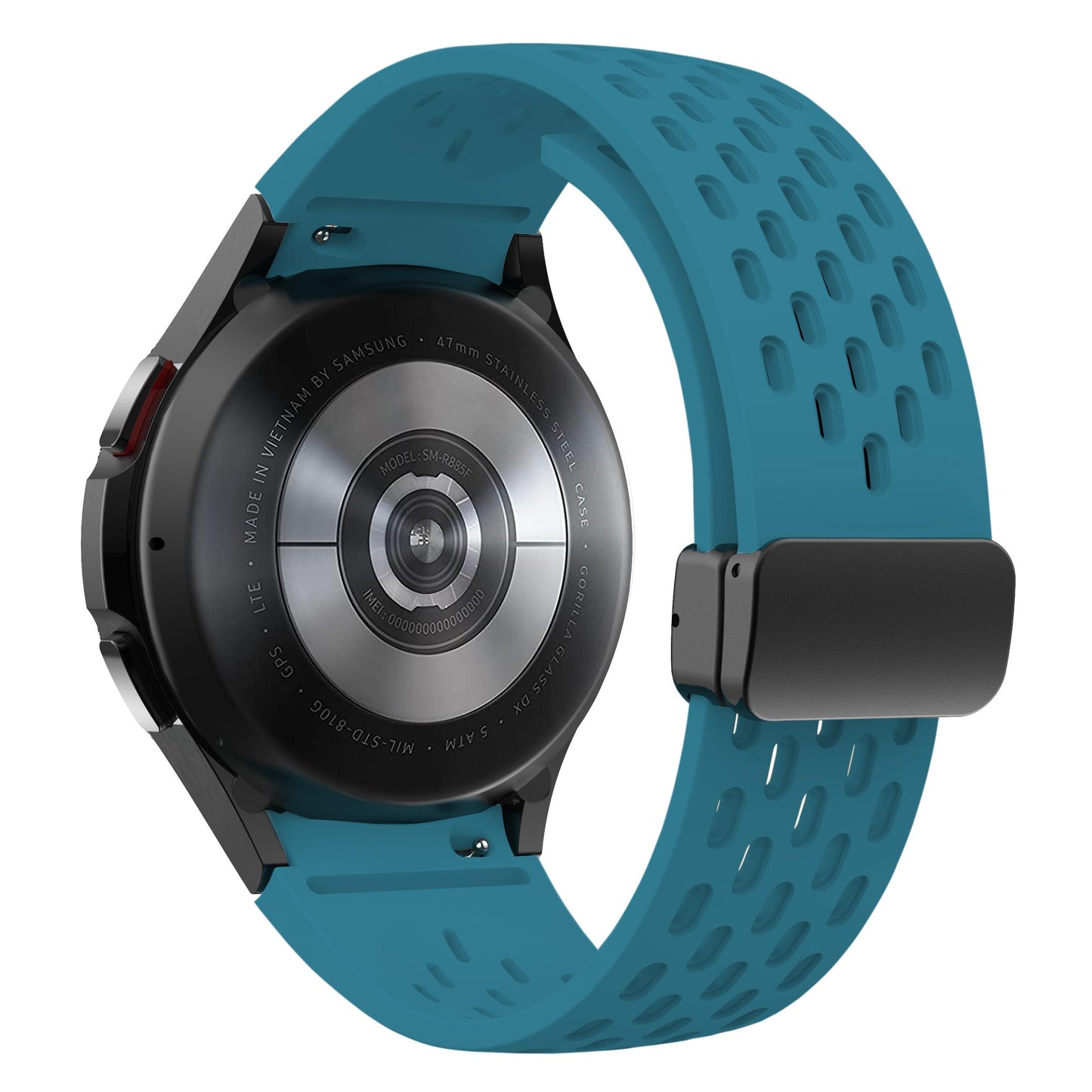 Silicone Strap for Samsung Galaxy Watch 6 5 4 40mm 44mm 5Pro 45mm Magnetic Buckle Band 6 Classic 43mm 47mm No Gaps Bracelet 42mm
