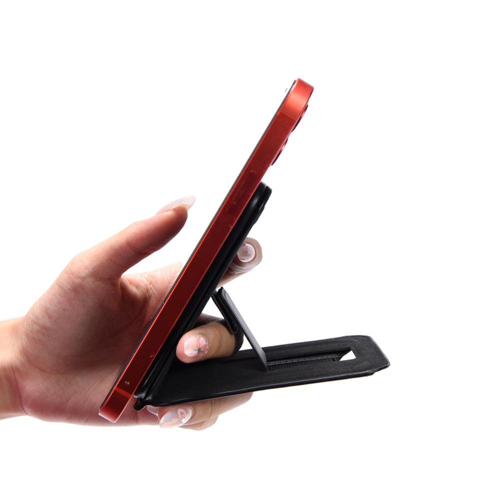 Adjustable Foldable Wallet Phone Holder Selfie Stick Function Stand with Card Bag For Apple Desktop Phone Stand Holder for IPhone 16 15 14 13 12 Pro Max Plus Magnetic Holder
