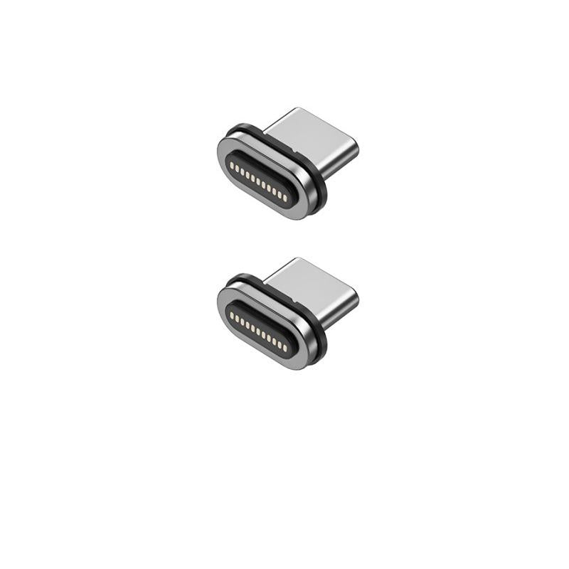 USB C Magnetic Adapter Right Angle, Magnetic USB C Adapter 100W Fast Charging 11Pins 480Mbps Data Transmission Compatible with MacBook Pro/Air For iPhone 16 15 For Samsung S25 S24 S23