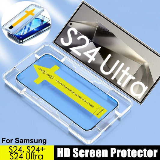 1pc/2pcs/3pcs Install Tool Accessories Tempered Glass For Samsung Galaxy S24 S24Plus S24Ultra S23 S22 S21 Note20 Screen Protector film