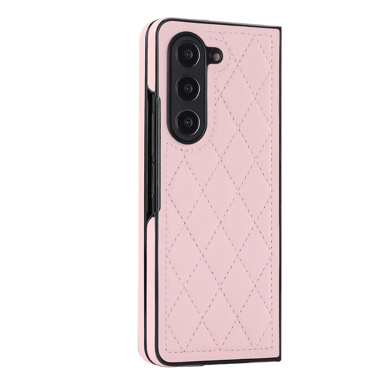 Diamond Lattice Phone Case For Samsung Galaxy Z Fold 3 4 5 6 5G Fashion Back Cover Shell