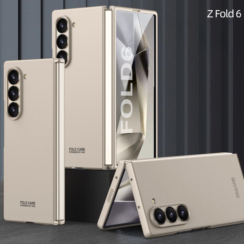 For Samsung Z Fold6 Fold5 Fold4 Case, Ultrathin Business Matte Full Cover, Luxury Elegant Phone Case Camera Protection Shockproof Hard Cover