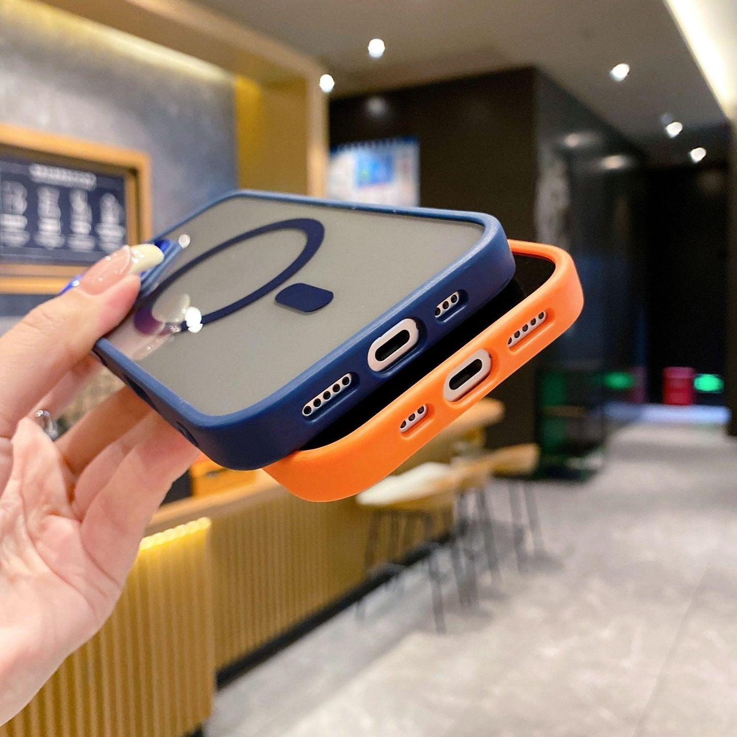 Crystal High Definition Clear Magnetic Phone Case For iPhone 16ProMax 16 15 14 13 12 11 Pro Max Plus Transparent HD Metal Len Protection Hardware Hard Full Cover