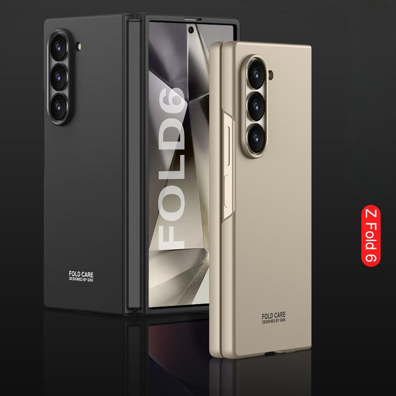 For Samsung Z Fold6 Fold5 Fold4 Case, Ultrathin Business Matte Full Cover, Luxury Elegant Phone Case Camera Protection Shockproof Hard Cover
