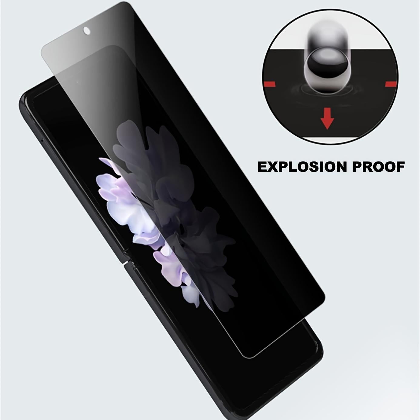 Privacy Anti Glare Peep Hydrogel Protective Film For Samsung Galaxy Z Flip 6 5 4 3 Flip6 Flip5 Flip4 Flip3 Full Cover Screen Protector