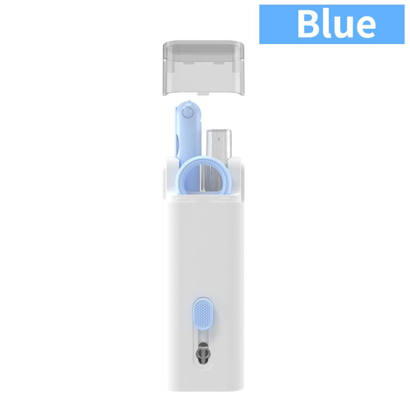7-in-1 Cleaning Kit Computer Keyboard Cleaner Brush Earphones Cleaning Pen For AirPods iPhone Cleaning Tools Keycap Puller Set