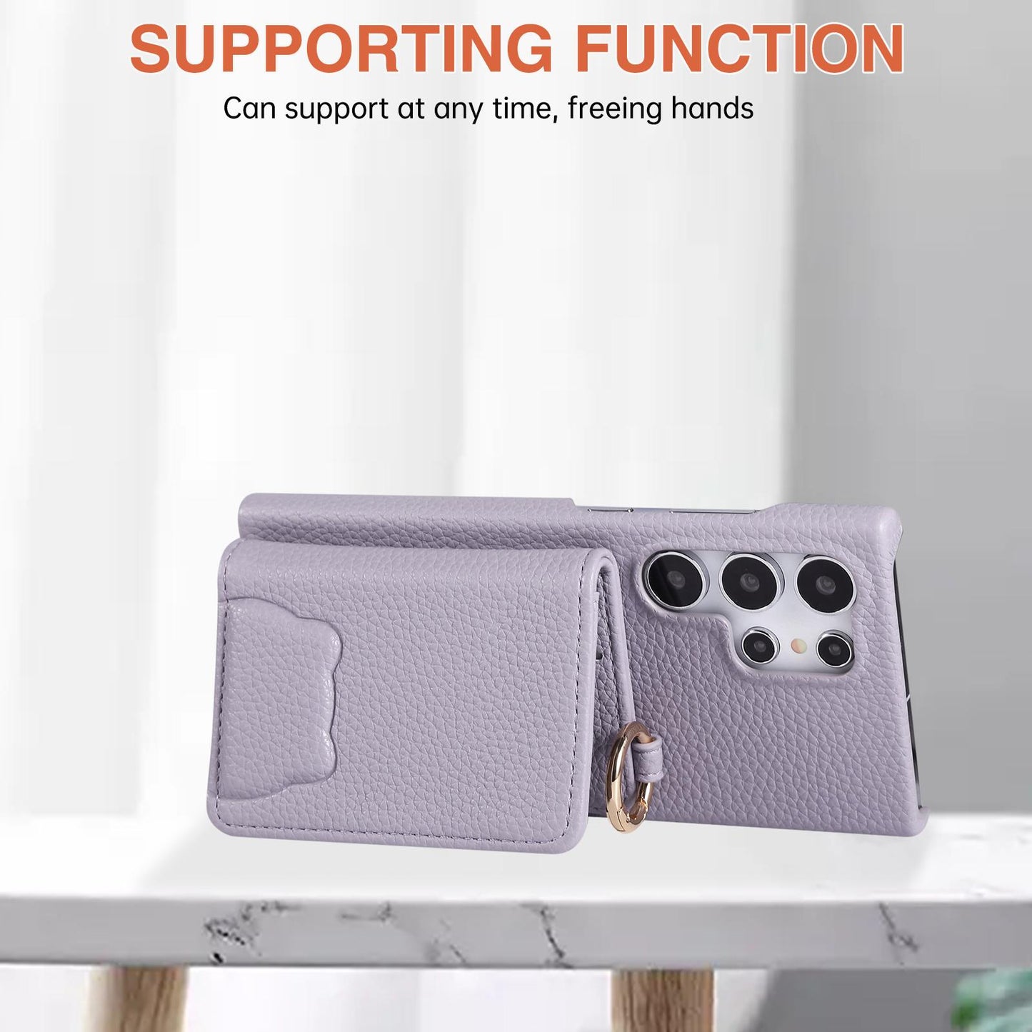 Crossbody Mirror Wallet with Card Holder Phone Case for Samsung Galaxy S22 Plus A13 A14 A15 A22 A24 A25 A33 A34 A35 A53 A54 A55 Back Cover