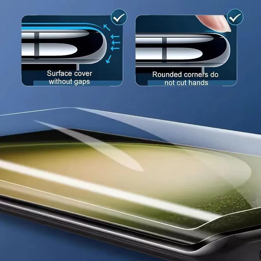 1pc/2pcs/3pcs/4pcs High Definition Matte Shock Absorption Soft Ceramic Screen Protector For Samsung S25Ultra S25 S24 S23 S22 S21 Note20 Plus Ultra HD Film with Install Kit