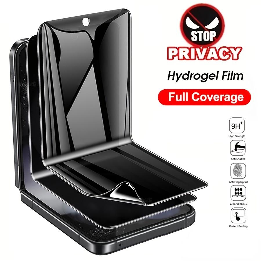 Privacy Anti Glare Peep Hydrogel Protective Film For Samsung Galaxy Z Flip 6 5 4 3 Flip6 Flip5 Flip4 Flip3 Full Cover Screen Protector