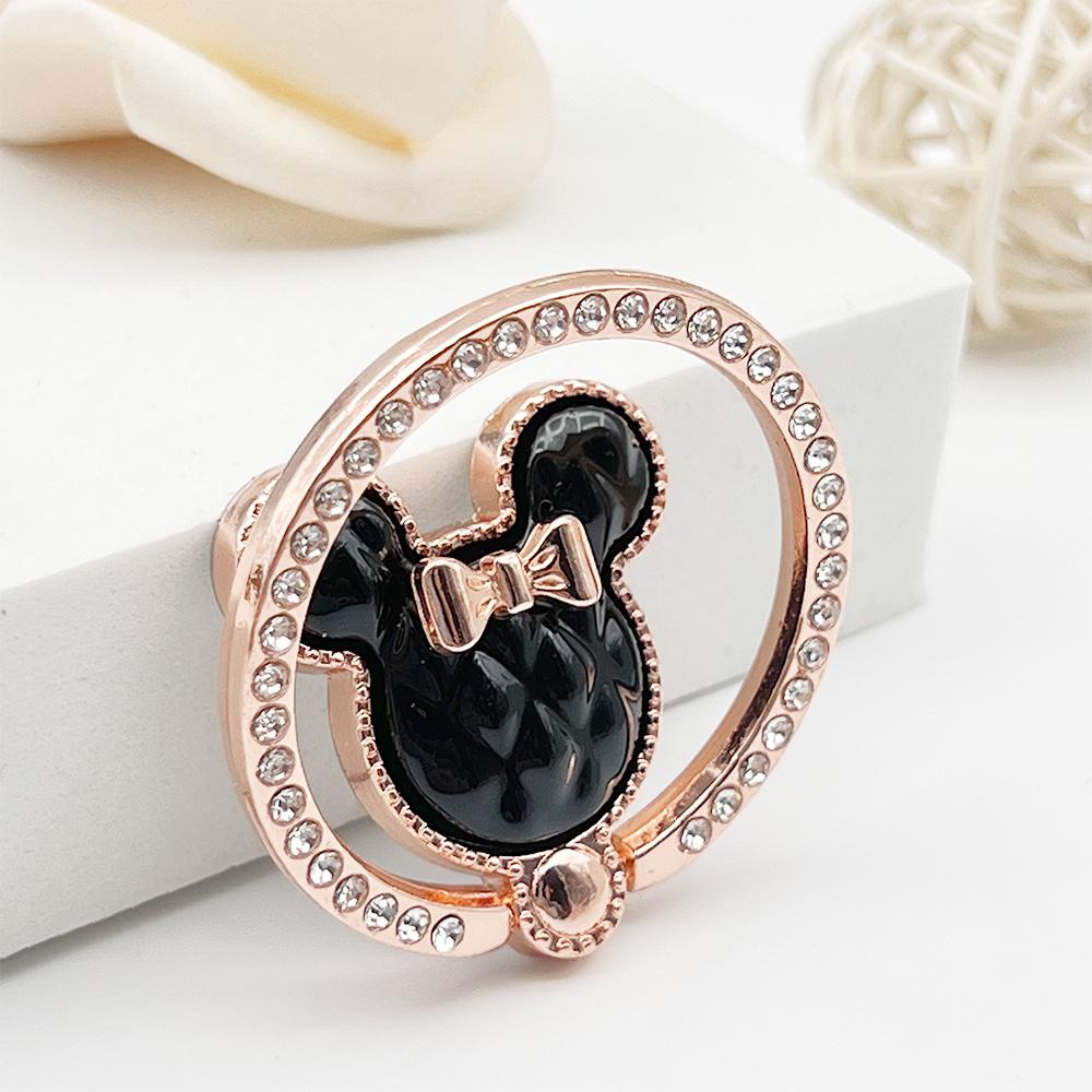 Phone Case Mouse Head Plating Bear Teddy Ring Small Phone Stands