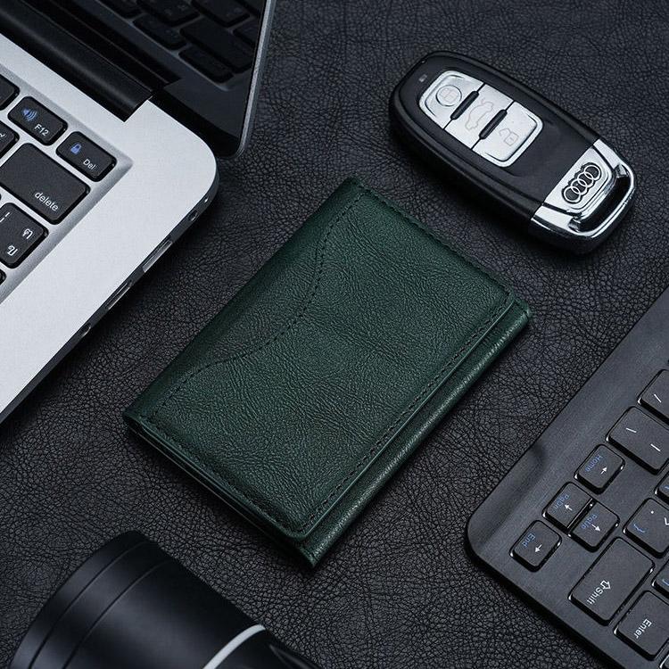 Multi-function Leather Card Case Strong Magnetic Wallet Card Holder Card Bag Case for Magsafe IPhone 16 15 14 13 12 Pro Max Stand Cover