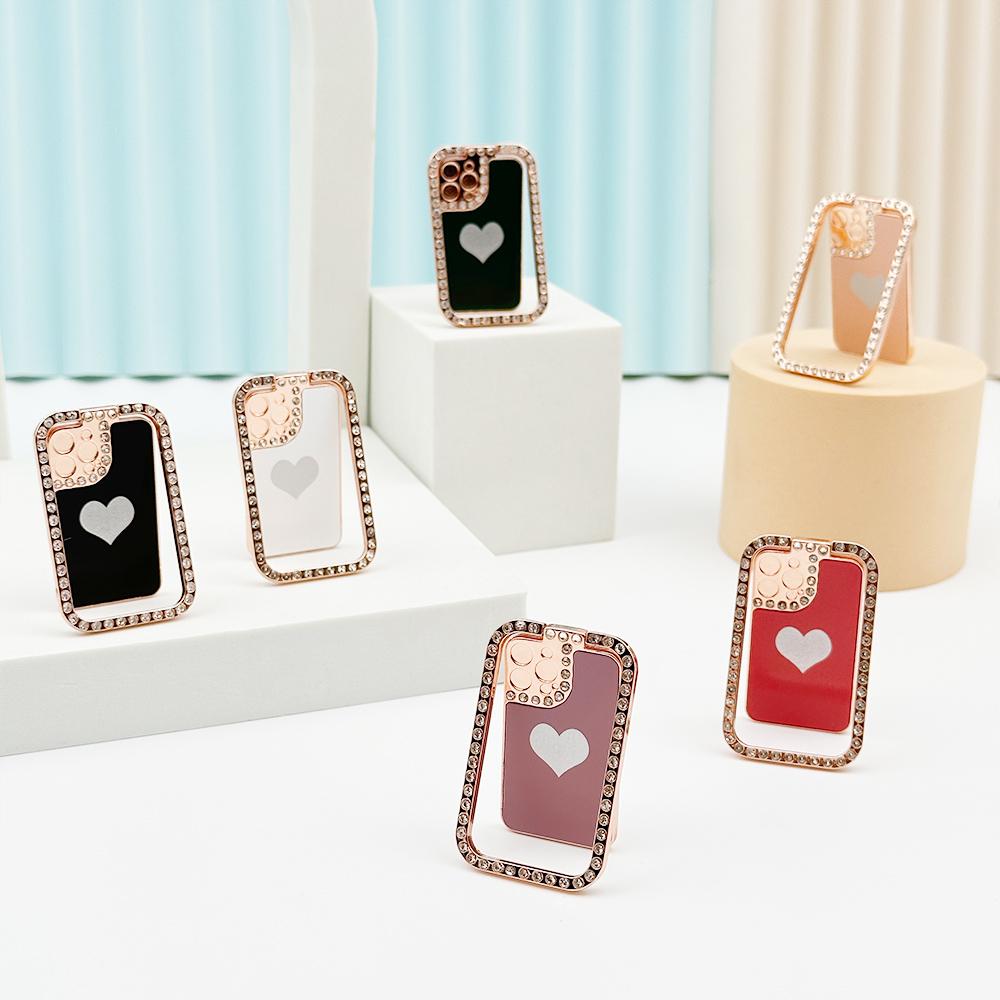Phone Case Mouse Head Plating Bear Teddy Ring Small Phone Stands