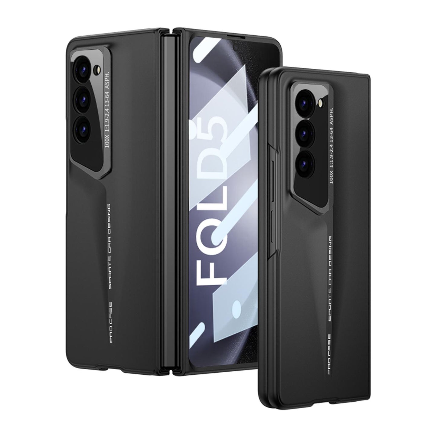 For Samsung Z Fold6 Fold5 Fold4 Fold3 Case, Ultrathin Business Matte Blade Point Case For Men, Luxury Elegant Phone Case Camera Protection Shockproof Hard Cover