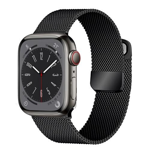 Milanese Loop Band for Apple watch Ultra 8 7 6 5 4 SE 45mm 49mm 44mm 41mm 40mm Metal Magnetic Double Section Strap iWatch 3 42mm