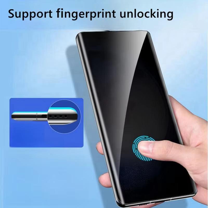 1pc/2pcs HD/Matte/Privacy Coverage Fingerprint Unlock Anti-Broken Ceramic Soft Film For Samsung S25Ultra S25 S24 S23 S22 S21 Note20 Screen Protector with Free Installation Tool