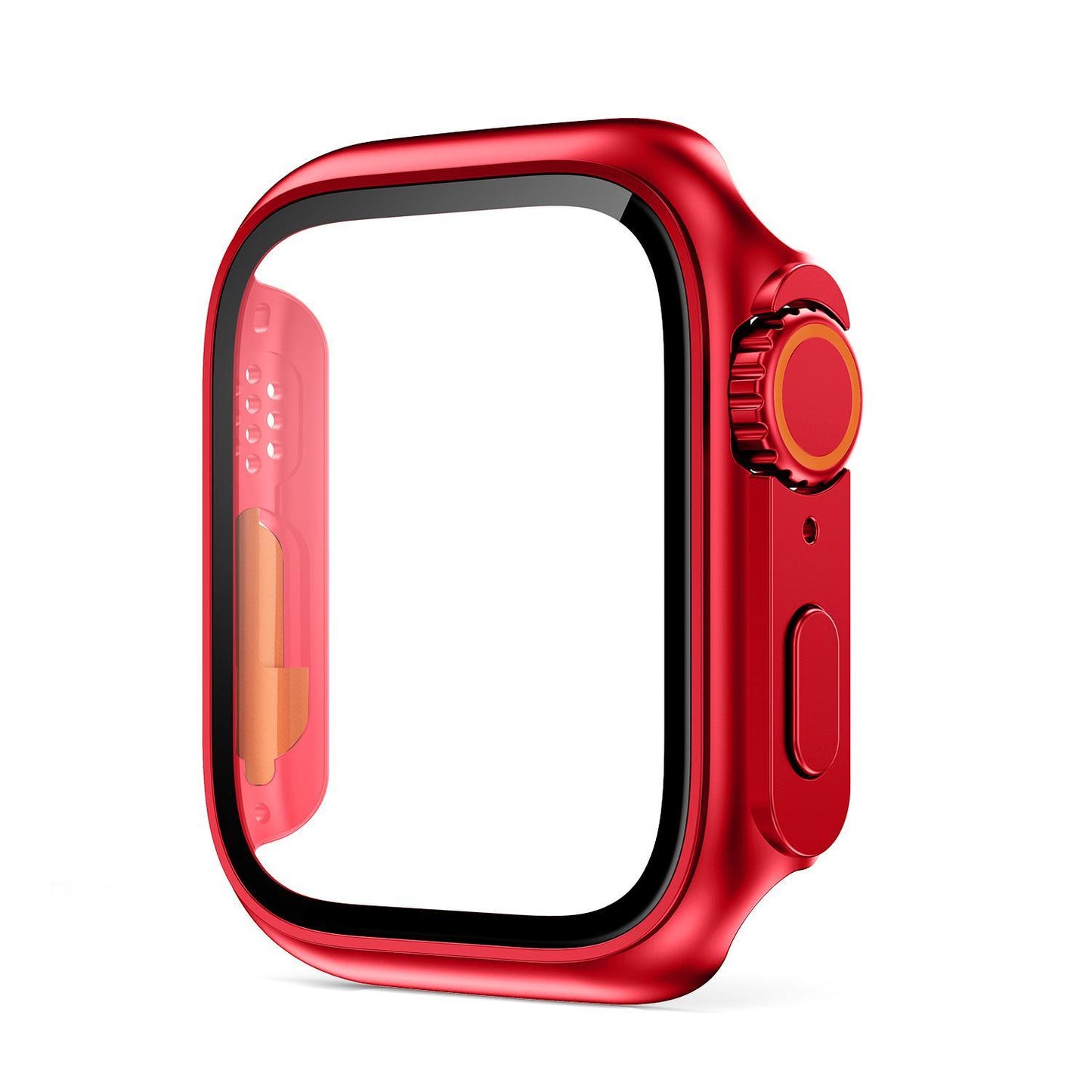 PC Firm Cover for Apple Watch Case 45mm 41mm 44mm 40mm 42mm 38mm Glass Appearance Upgrade ultra iWatch Series 9 8 7 SE SE2 6 5 4