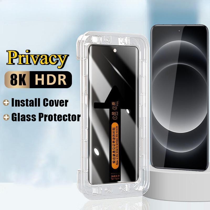 Install Tool Accessories with Privacy Tempered Glass For Google Pixel 9ProXL 9Pro 9 8Pro Anti-spy Screen Protector Film