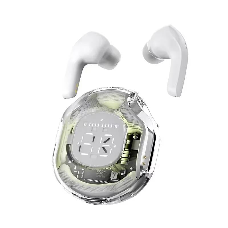 Multiple Colors TWS True Wireless Gaming Earphones ENC Noise Reduction Bluetooth Earbuds with LED Digital Display Bluetooth 5.3, In-Ear Comfort, Long Battery Life Headphone for iPhone Xiaomi Android