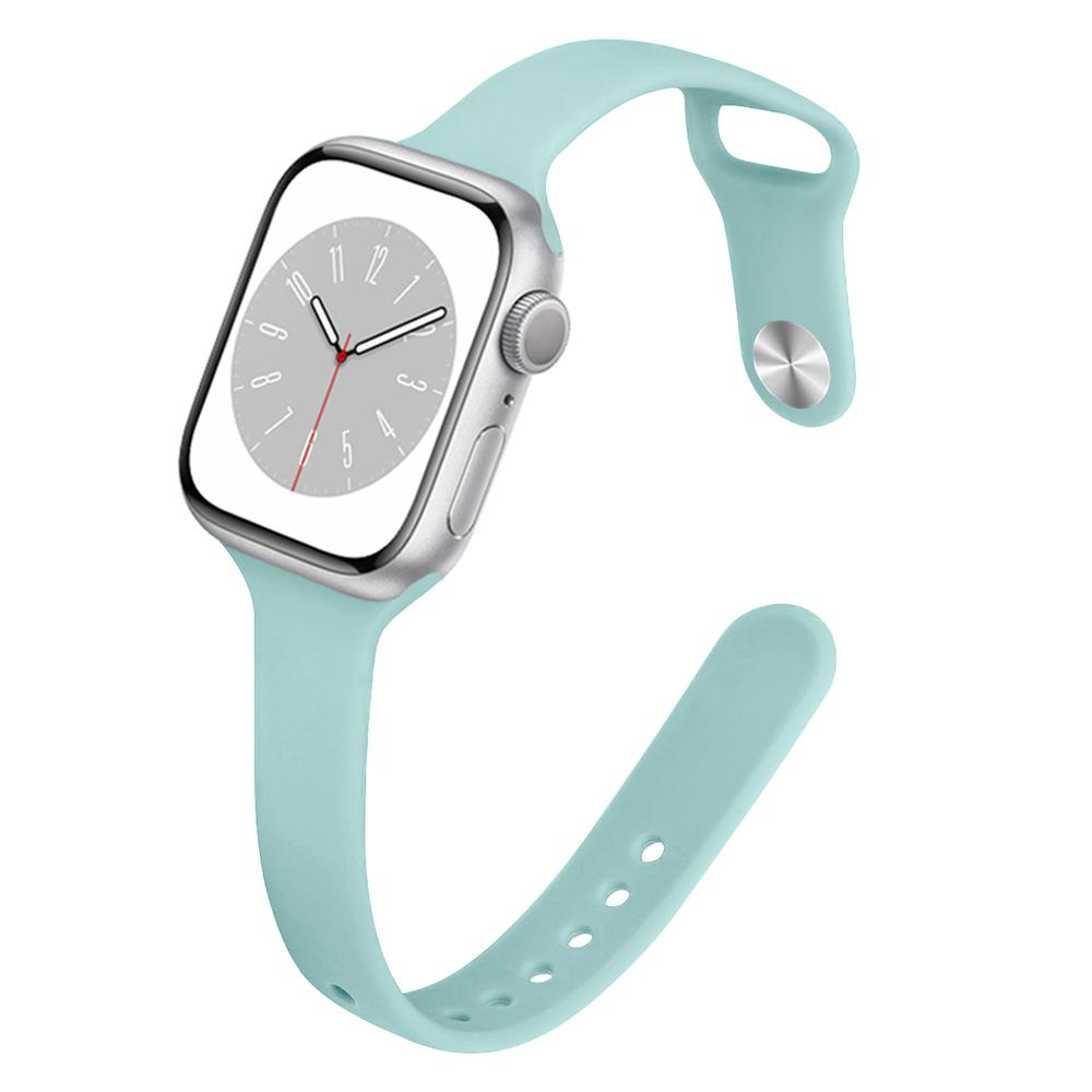 Silicone Sport Strap For Apple Watch Band 44mm 40mm 45mm 49mm 41mm 38mm bracelet iwatch series 9 7 6 5 4 se 8 ultra 2