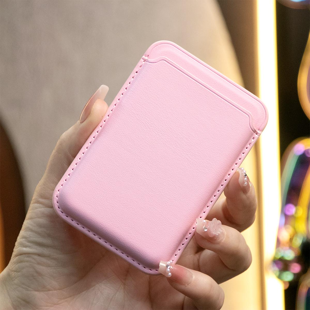 For Magsafe Magnetic Leather Slot Card Holder Wallet Case For iPhone 16 15 14 Pro Max 13 12 For Samsung S24 S23 Ultra Accessories