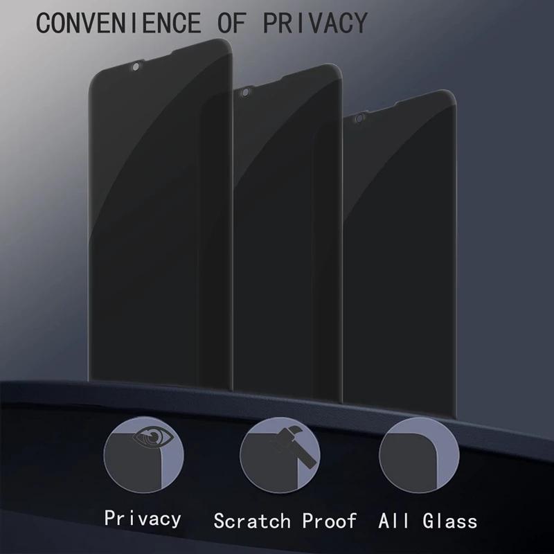 Full Cover Privacy Screen Protectors Anti-spy Tempered Glass for iPhone 16ProMax 16 15 14 13 12 11 Pro Max XR X/XS XSMax
