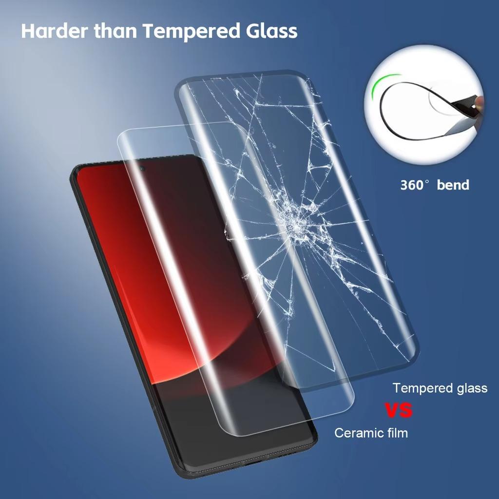 1pc/2pcs/3pcs/4pcs High Definition Matte Shock Absorption Soft Ceramic Screen Protector For Samsung S25Ultra S25 S24 S23 S22 S21 Note20 Plus Ultra HD Film with Install Kit