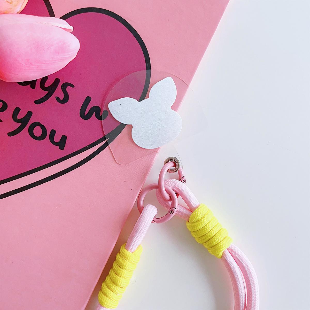 New Cartoon Phone Lanyard, For iPhone Wristband, Colorful Cartoon Lanyard, Safety Card Anti-drop Rope