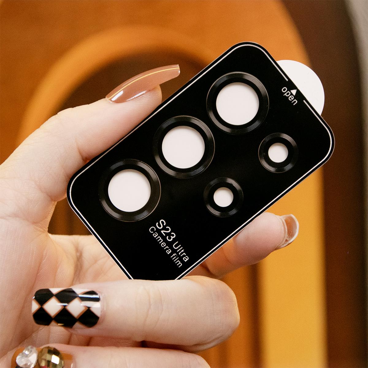 Camera Lens Protector Aluminum Alloy Metal Tempered Glass Camera Film For Samsung S25Ultra S25 S25Plus S24 Ultra S24FE