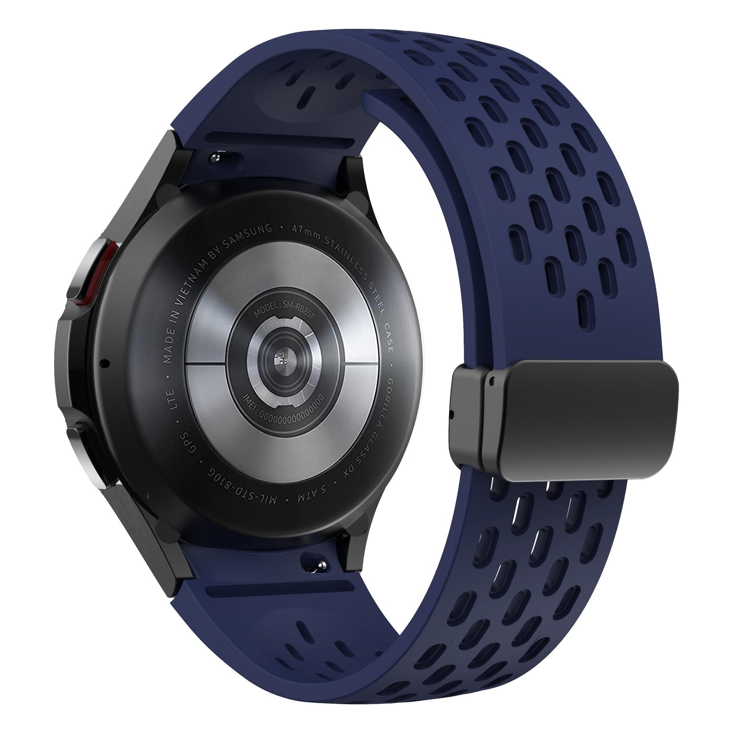 Silicone Strap for Samsung Galaxy Watch 6 5 4 40mm 44mm 5Pro 45mm Magnetic Buckle Band 6 Classic 43mm 47mm No Gaps Bracelet 42mm