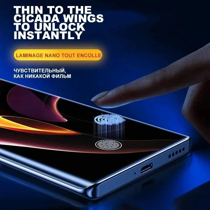 4 Pieces HD/Matte/Privacy Coverage Fingerprint Unlock Anti-Broken Soft Ceramic Film For Samsung S25Ultra S25 S24 S23 S22 S21 Note20 Screen Protector with Free Installation Tool