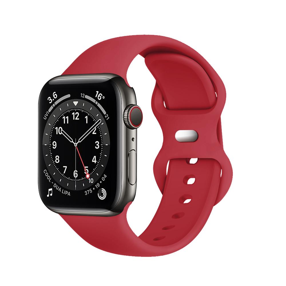 Silicone Strap for Apple Watch Band Ultra 49mm 45/44/42mm Watchbands 41/40mm iwatch Rubber Sport Bracelet on iWatch Series 76543