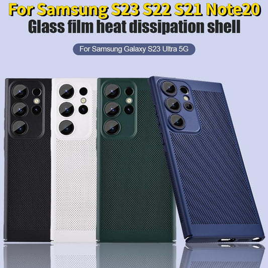 Cooling Phone Case For Samsung Galaxy S24Ultra S24 S23 S22 S21 Plus Ultra Note20Ultra Heat Dissipation Cover