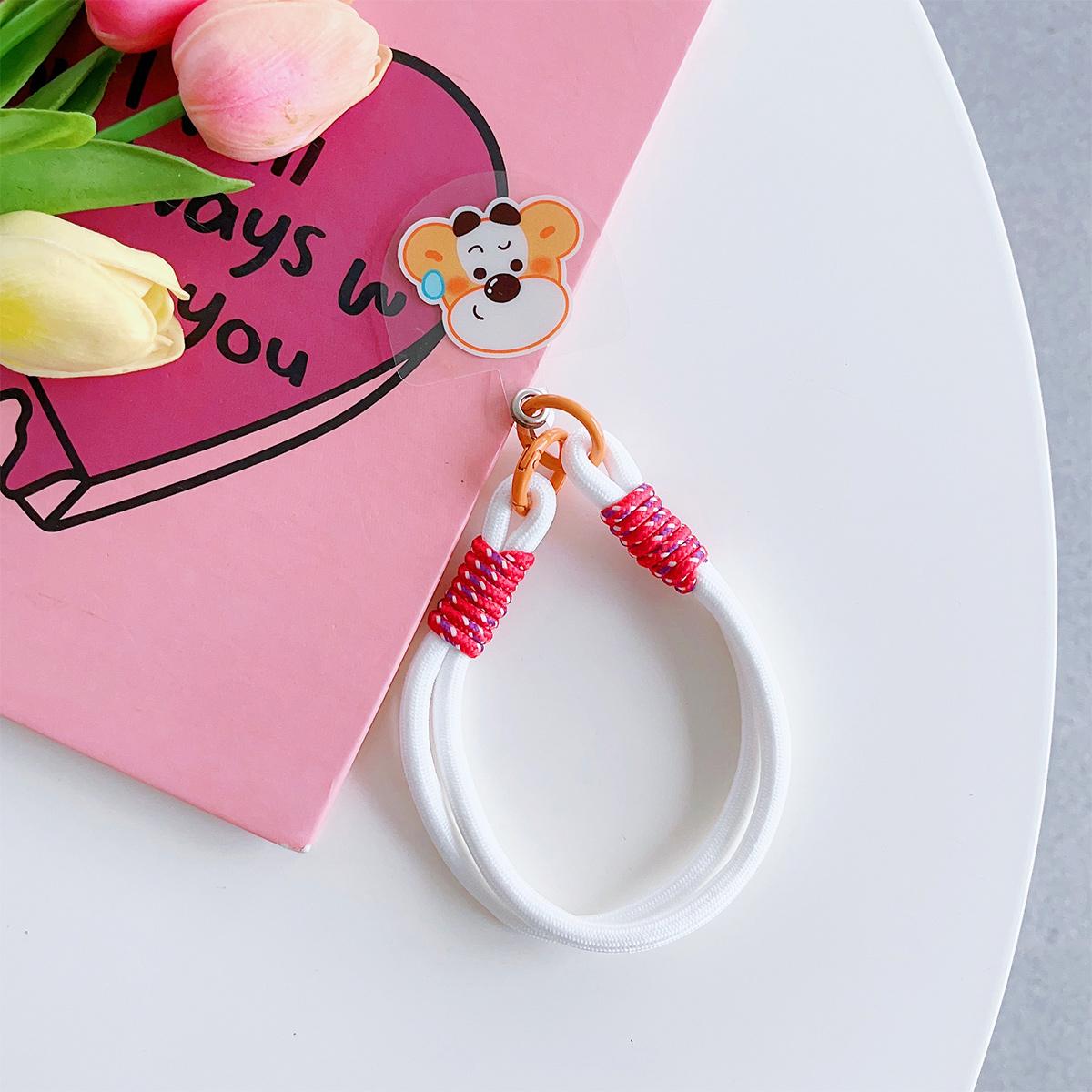 New Cartoon Phone Lanyard, For iPhone Wristband, Colorful Cartoon Lanyard, Safety Card Anti-drop Rope