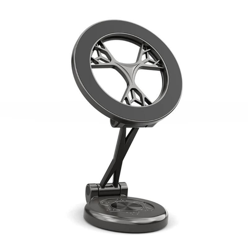All Metal Strong Magnetic Car Phone Holder for iPhone 16 15 14 13 12 Cellphone Holder 360 Degree Rotating Car Dashboard Mounted Phone Stand