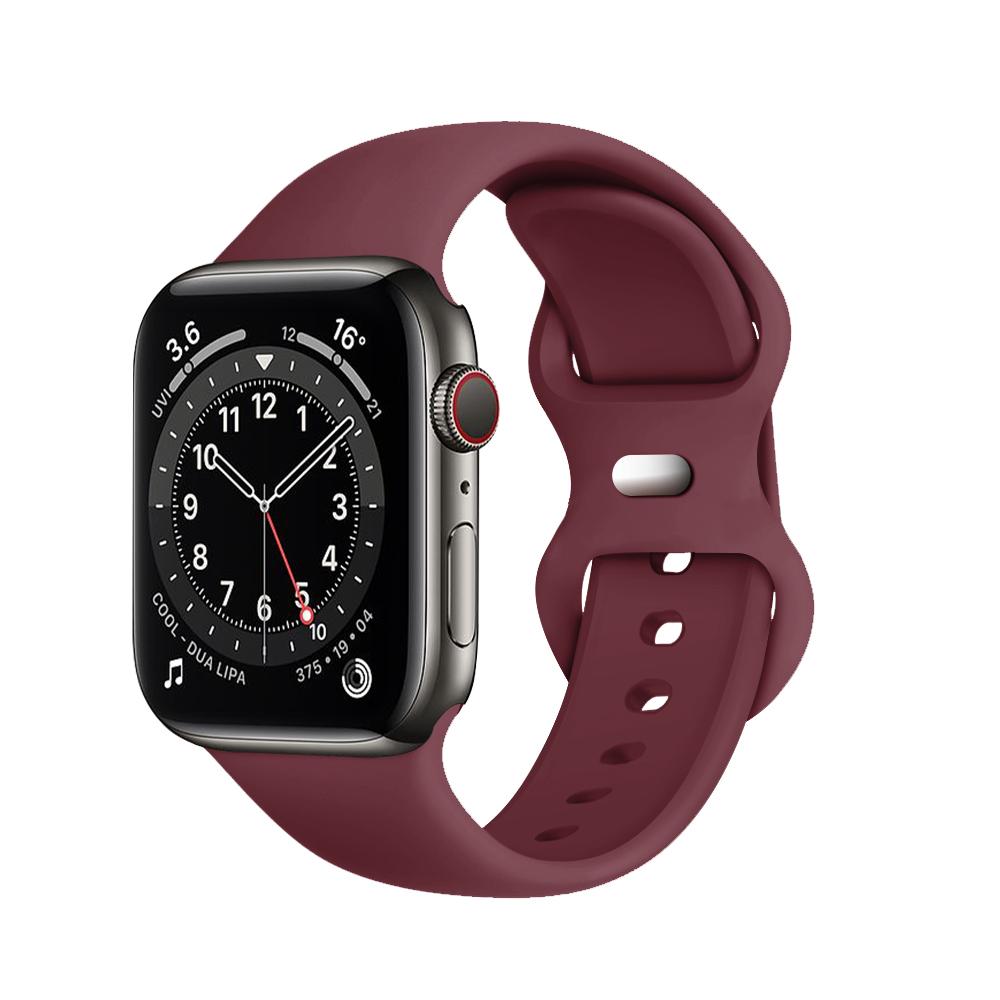Silicone Strap for Apple Watch Band Ultra 49mm 45/44/42mm Watchbands 41/40mm iwatch Rubber Sport Bracelet on iWatch Series 76543