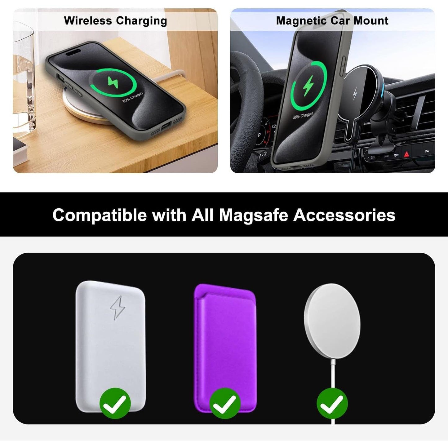 360 ° Rotatable Magnetic Ring Holder for iPhone 16 15 14 13 12 Pro Max, Compatible with Magsafe Scratchproof Hard PC Translucent Matte Protective Kickstand Phone Case